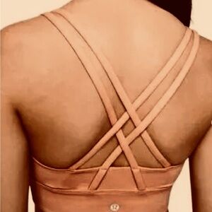 lululemon athletica Blush Strappy Sports Bra